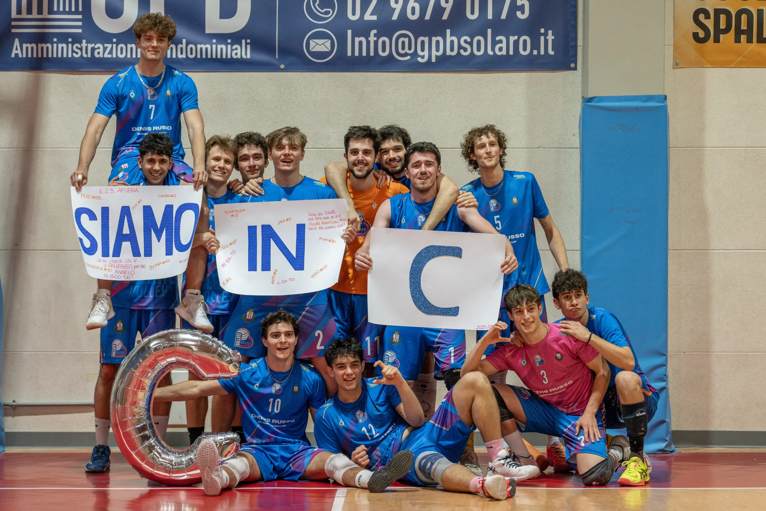 Promozione in Serie C &middot; la prima squadra maschile
